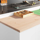 Garage Cabinets 2 pcs White Engineered Wood - Side View