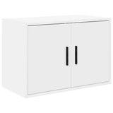 Garage Cabinets 2 pcs White Engineered Wood - Extra Image