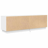 TV Cabinet with LED Lights White 160.5x41x50 cm - Extra Image