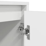 TV Cabinet with LED Lights White 160.5x41x50 cm - Extra Image