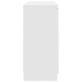 Sideboard with Drawers White 100.5x35x76 cm Engineered Wood - Close-Up Angle
