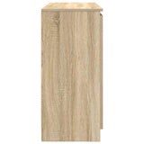 Sideboard with Drawers Sonoma Oak 100.5x35x76 cm Engineered Wood