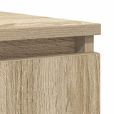 Sideboard with Drawers Sonoma Oak 100.5x35x76 cm Engineered Wood - Extra Image