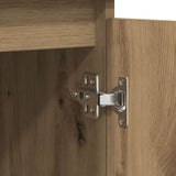 Sideboard with Drawers Artisan Oak 100.5x35x76 cm Engineered Wood - Extra Image