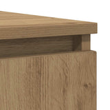 Sideboard with Drawers Artisan Oak 100.5x35x76 cm Engineered Wood - Extra Image