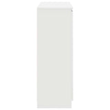 Sideboard with Drawers White 100.5x35x98.5 cm Engineered Wood - Close-Up Angle
