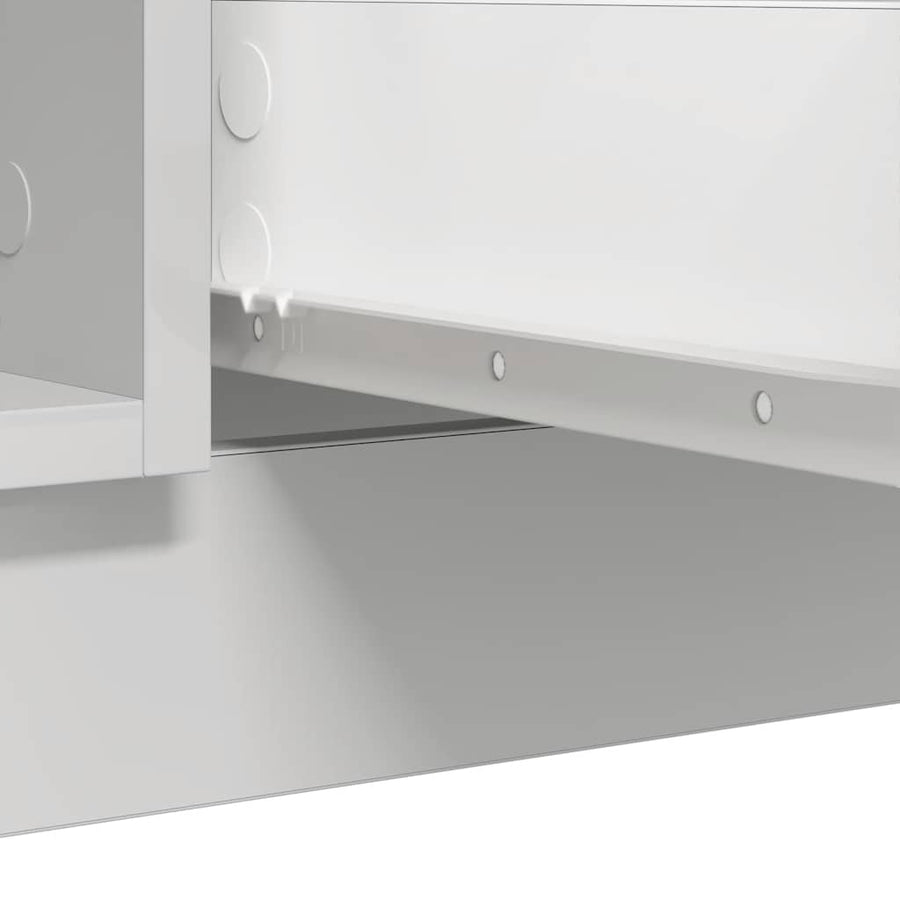 Sideboard with Drawers White 100.5x35x98.5 cm Engineered Wood
