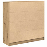 Sideboard with Drawers Artisan Oak 100.5x35x98.5 cm Engineered Wood - Low Angle