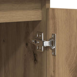 Sideboard with Drawers Artisan Oak 100.5x35x98.5 cm Engineered Wood - Extra Image
