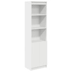Highboard White 50x35x180 cm Engineered Wood