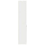Highboard White 50x35x180 cm Engineered Wood - Close-Up Angle