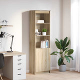 Highboard Sonoma Oak 50x35x180 cm Engineered Wood