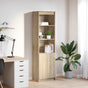 Highboard Sonoma Oak 50x35x180 cm Engineered Wood