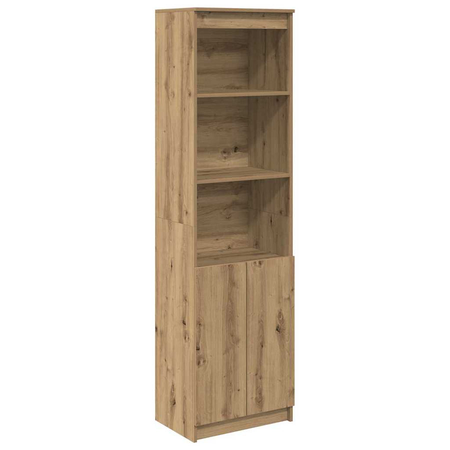 Highboard Artisan Oak 50x35x180 cm Engineered Wood