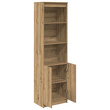 Highboard Artisan Oak 50x35x180 cm Engineered Wood - 45-Degree Angle
