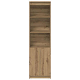 Highboard Artisan Oak 50x35x180 cm Engineered Wood - Rear View