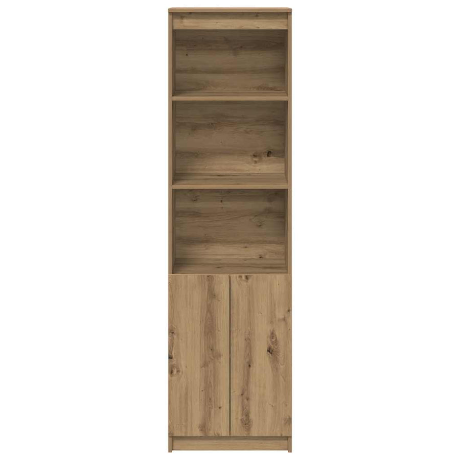 Highboard Artisan Oak 50x35x180 cm Engineered Wood