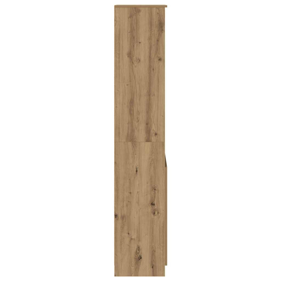 Highboard Artisan Oak 50x35x180 cm Engineered Wood