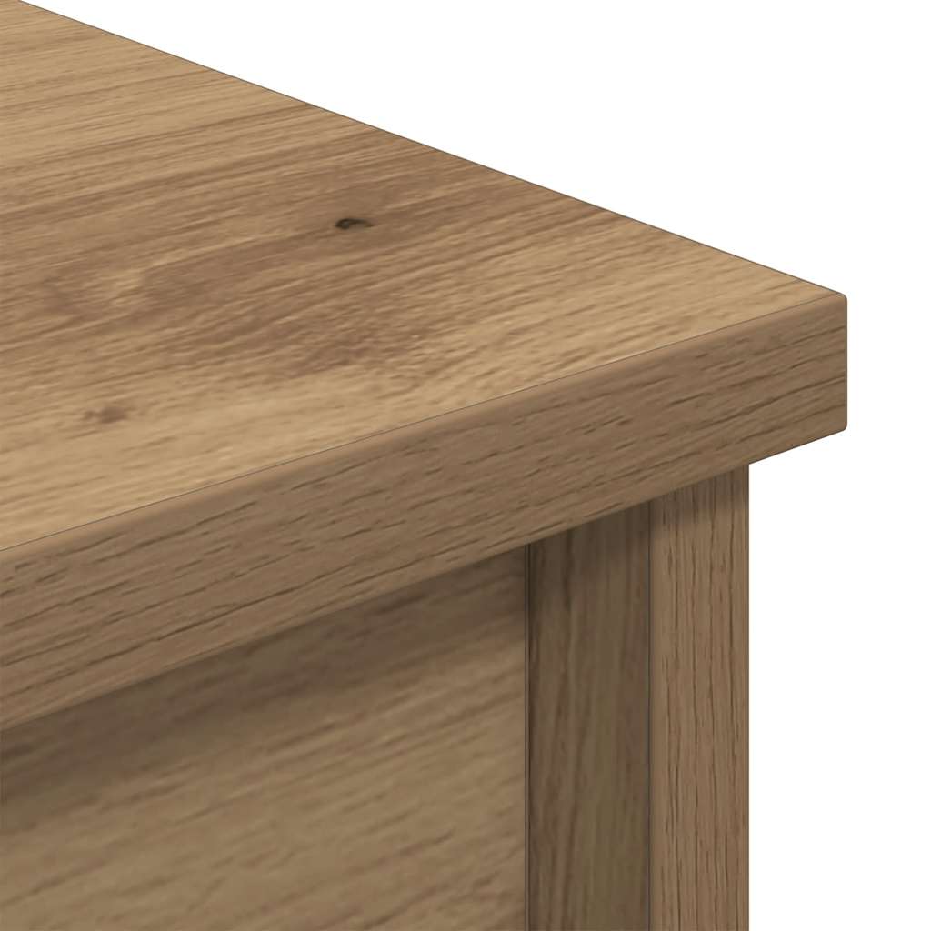 Highboard Artisan Oak 50x35x180 cm Engineered Wood