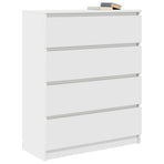 Sideboard White 80x35x99 cm Engineered Wood