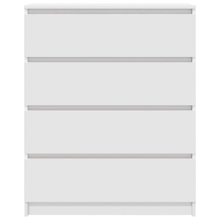 Sideboard White 80x35x99 cm Engineered Wood