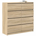Sideboard Sonoma Oak 100x35x99 cm Engineered Wood
