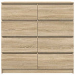 Sideboard Sonoma Oak 100x35x99 cm Engineered Wood