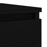 Sideboard Black Oak 100x35x76 cm Engineered Wood - Extra Image