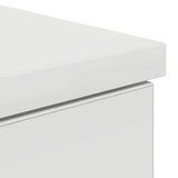 Desk with Drawer White 140 x 49 x 76 cm Engineered wood