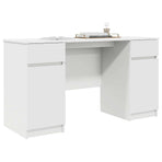 Desk White Engineered wood 140 x 49 x 76 cm