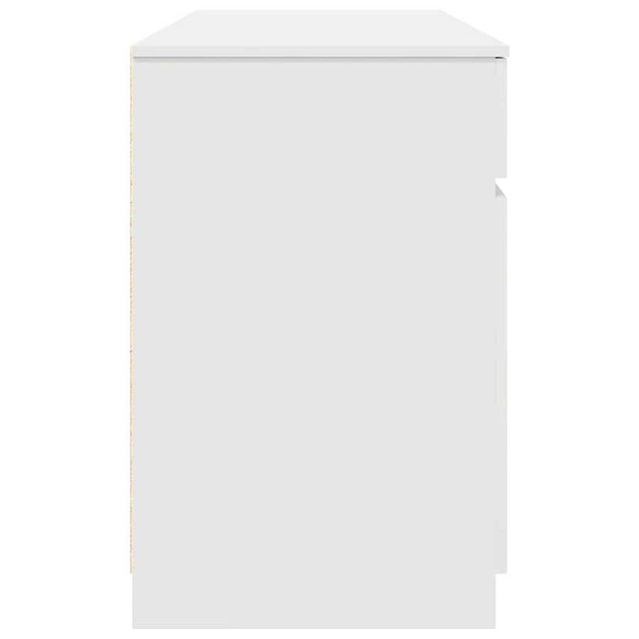 Desk White Engineered wood 140 x 49 x 76 cm