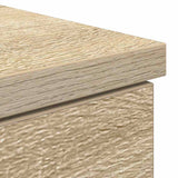 Desk with Drawer Sonoma oak 140 x 49 x 76 cm Engineered wood - Extra Image