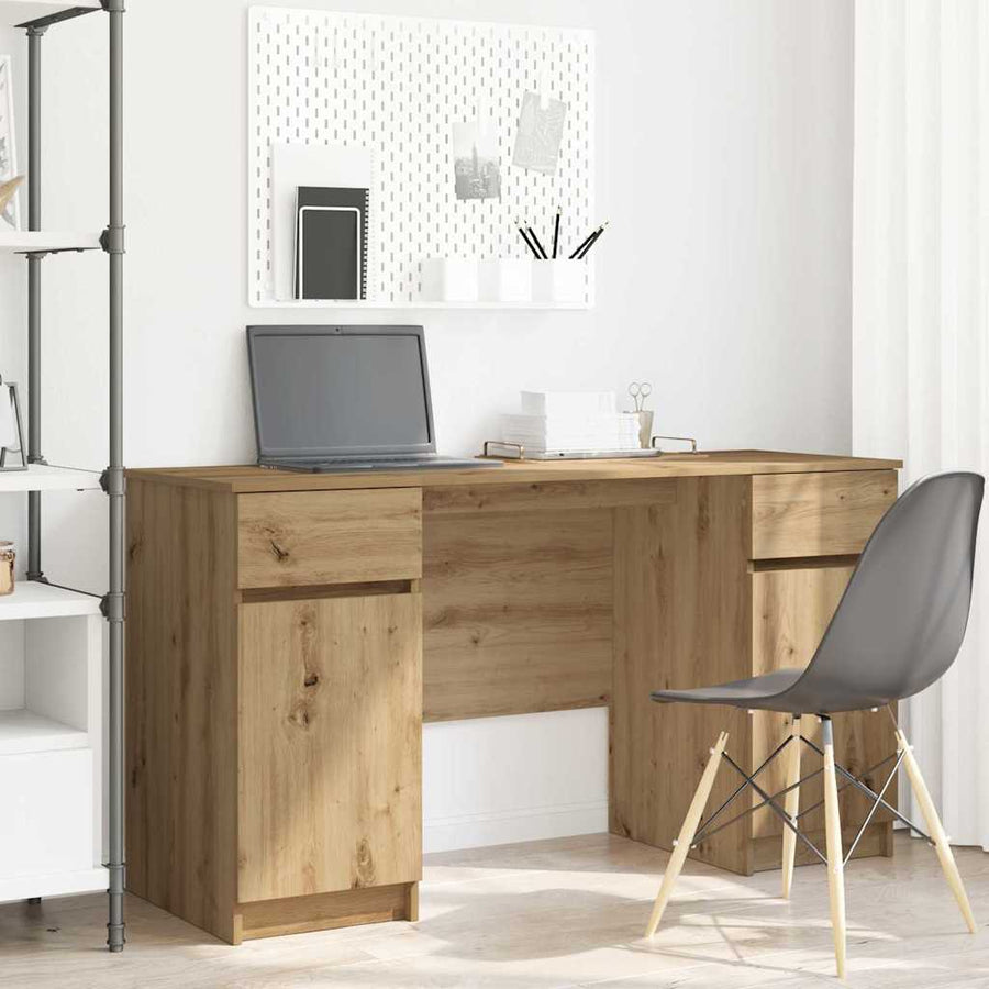 Desk Artisan oak Engineered wood 140 x 49 x 76 cm