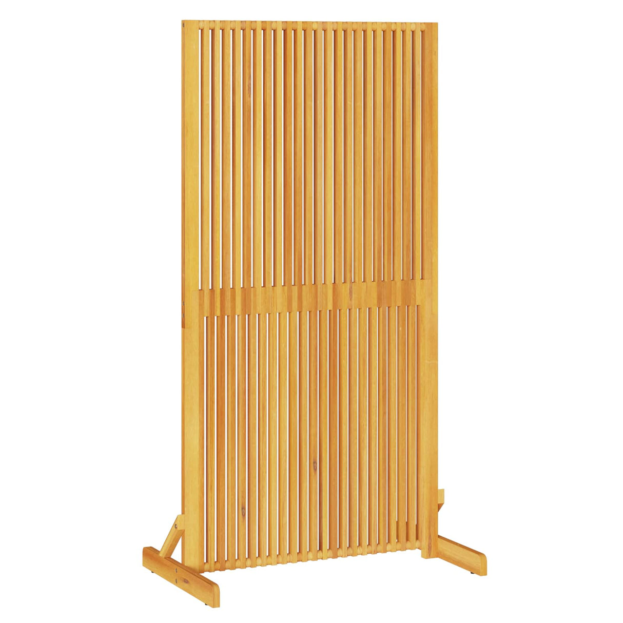 Privacy Screen Brown 79,5 x 50 x 150 cm Solid Acacia Wood
