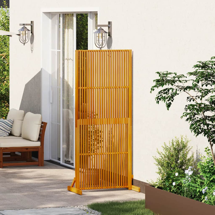 Privacy Screen Indoor/Outdoor 180.5 cm Solid Acacia Wood