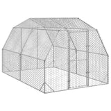 Chicken Run 2.5x4x2.25 m Galvanised Steel