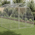 Chicken Run 2.5x4x2.25 m Galvanised Steel