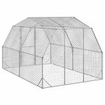 Chicken Run 2.5x4x2.25 m Galvanised Steel
