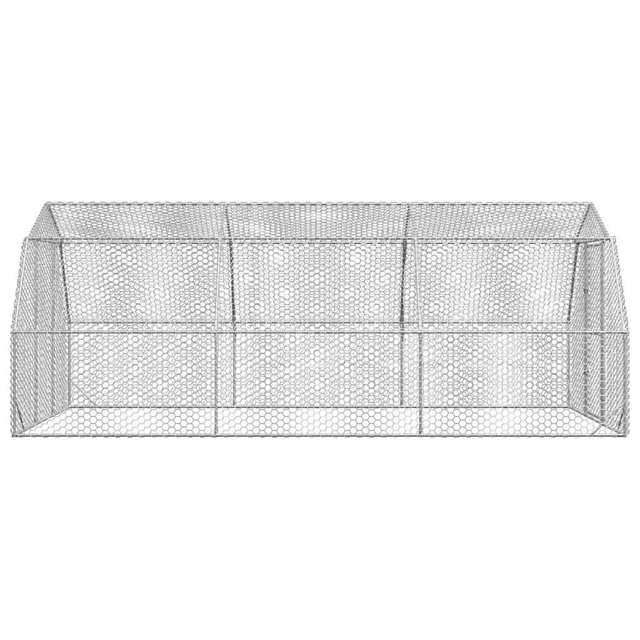 Chicken Run 2.5x6x2.25 m Galvanised Steel