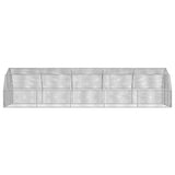 Chicken Run 2.5x10x2.25 m Galvanised Steel