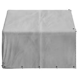 Outdoor Dog Kennel with Cover 2x2x1.5 m Galvanised Steel - Top-Down View