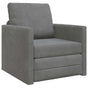 Sofa Bed Dark Grey 74 x 77 x 81 cm Velvet