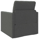 Sofa Bed 60cm Dark Grey Fabric