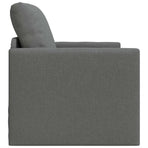Sofa Bed 60cm Dark Grey Fabric