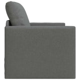 Sofa Bed 60cm Dark Grey Fabric - 45-Degree Angle