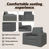 Sofa Bed Dark Grey 98 x 71 x 83 cm Velvet