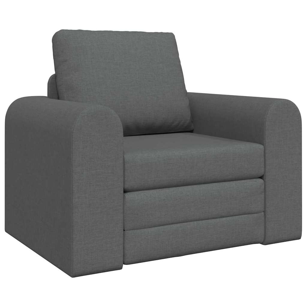 Sofa Bed Dark Grey 98 x 71 x 83 cm Velvet