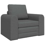 Sofa Bed Dark Grey 98 x 71 x 83 cm Velvet