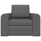 Sofa Bed Dark Grey 98 x 71 x 83 cm Velvet - Top-Down View