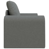 Sofa Bed Dark Grey 98 x 71 x 83 cm Velvet - 45-Degree Angle